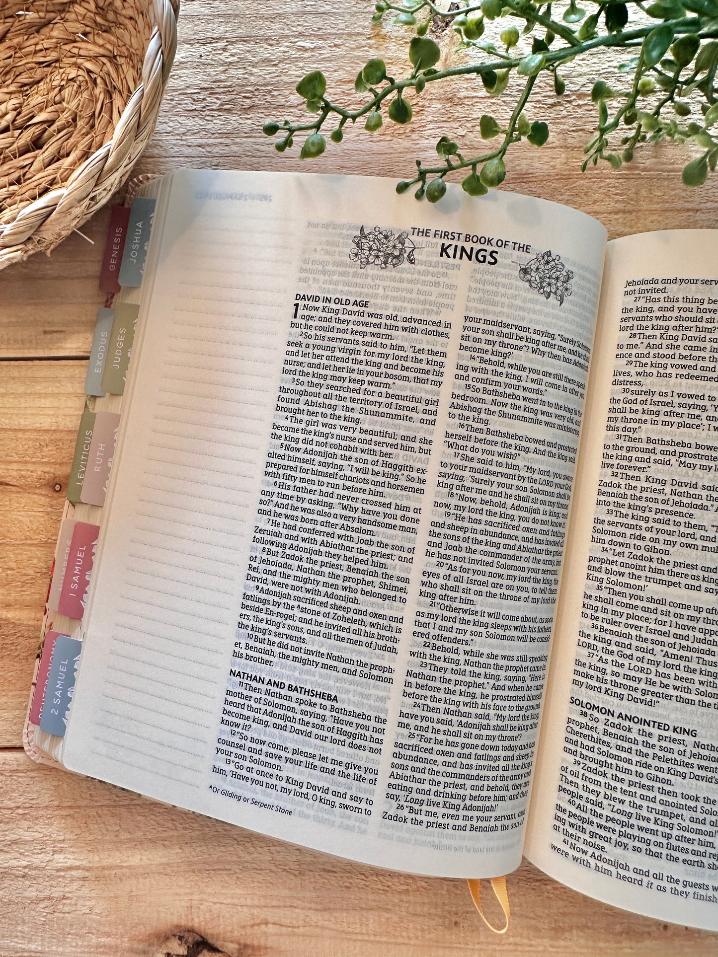 NASB Artesian Leather Yellow Bible