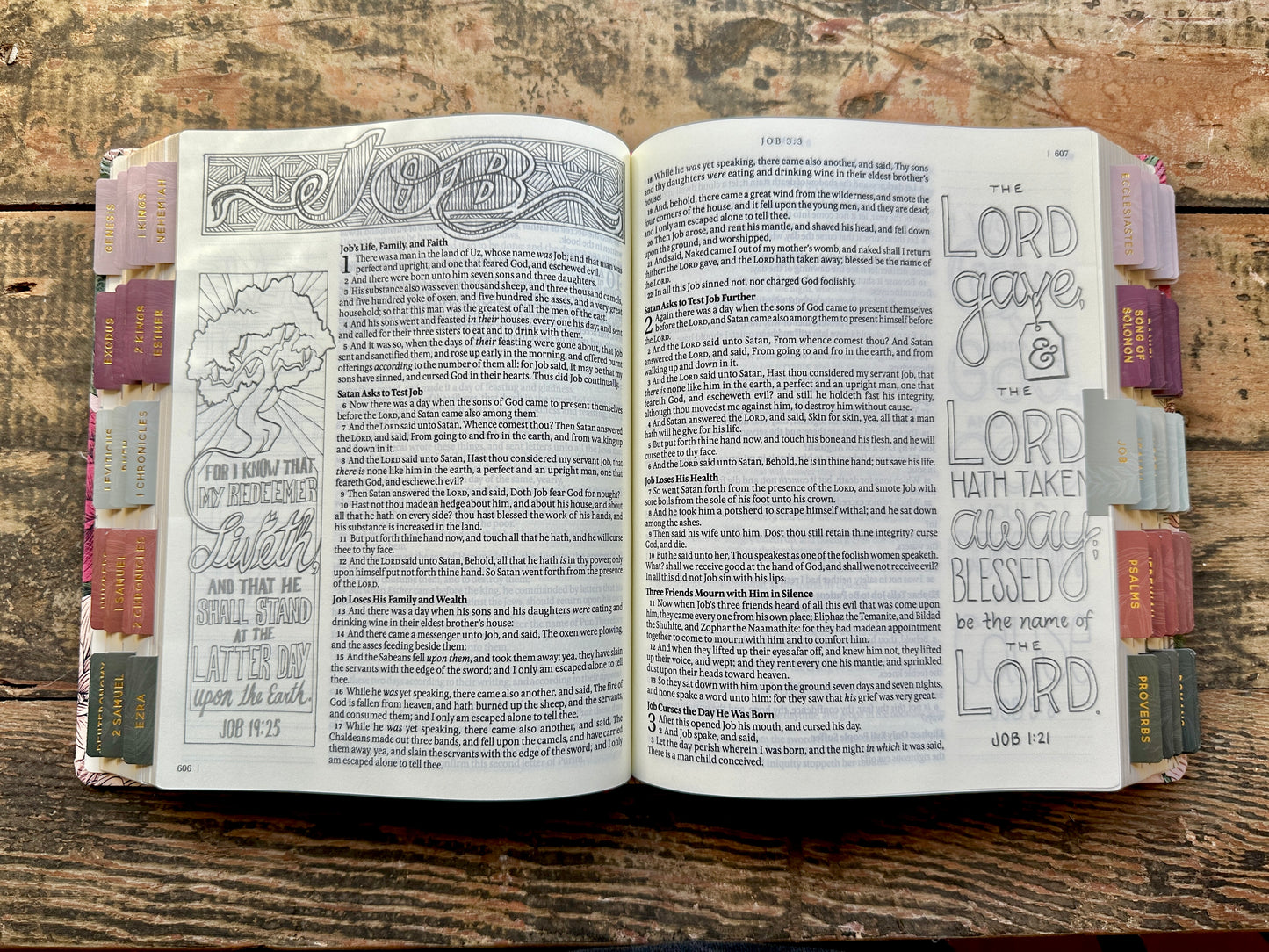 KJV My Creative Bible-Floral