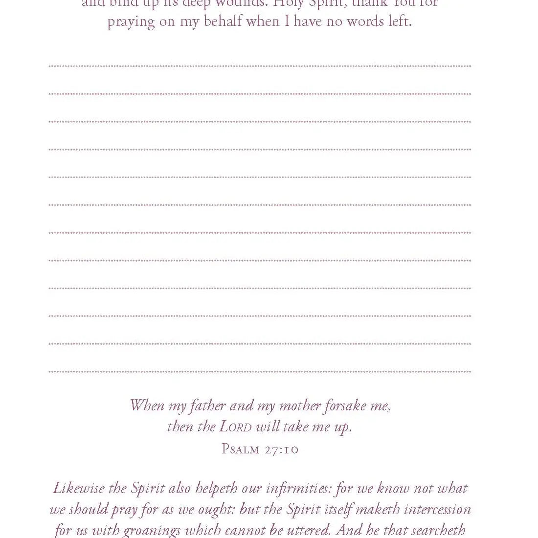 My Prayer Journal