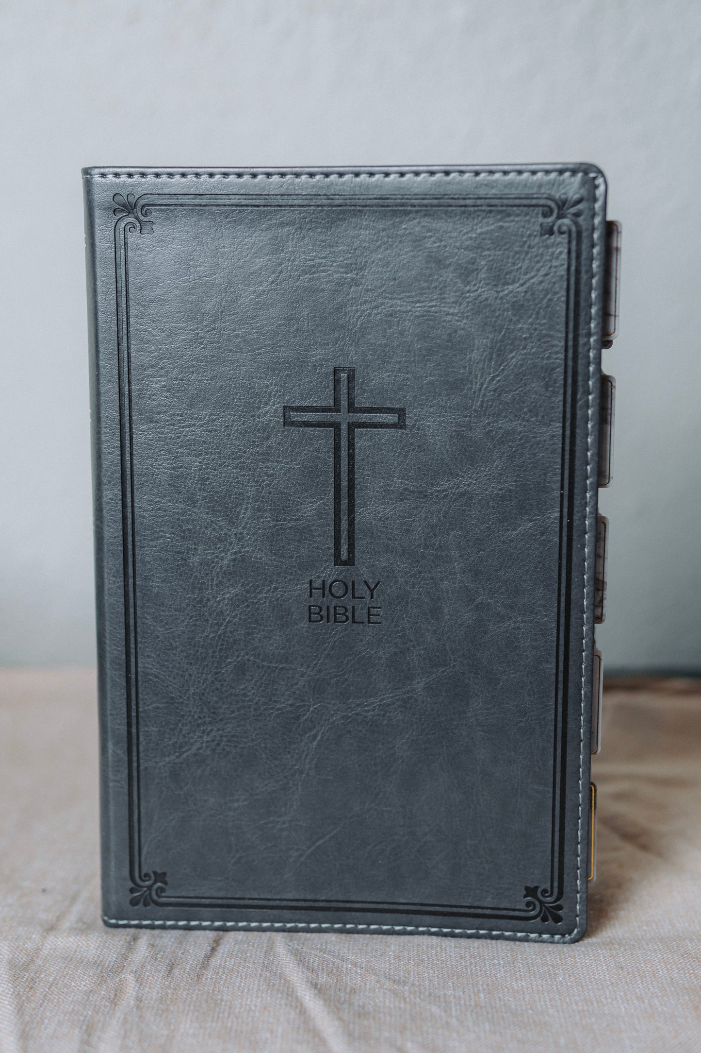 NKJV Grey Cross Bible