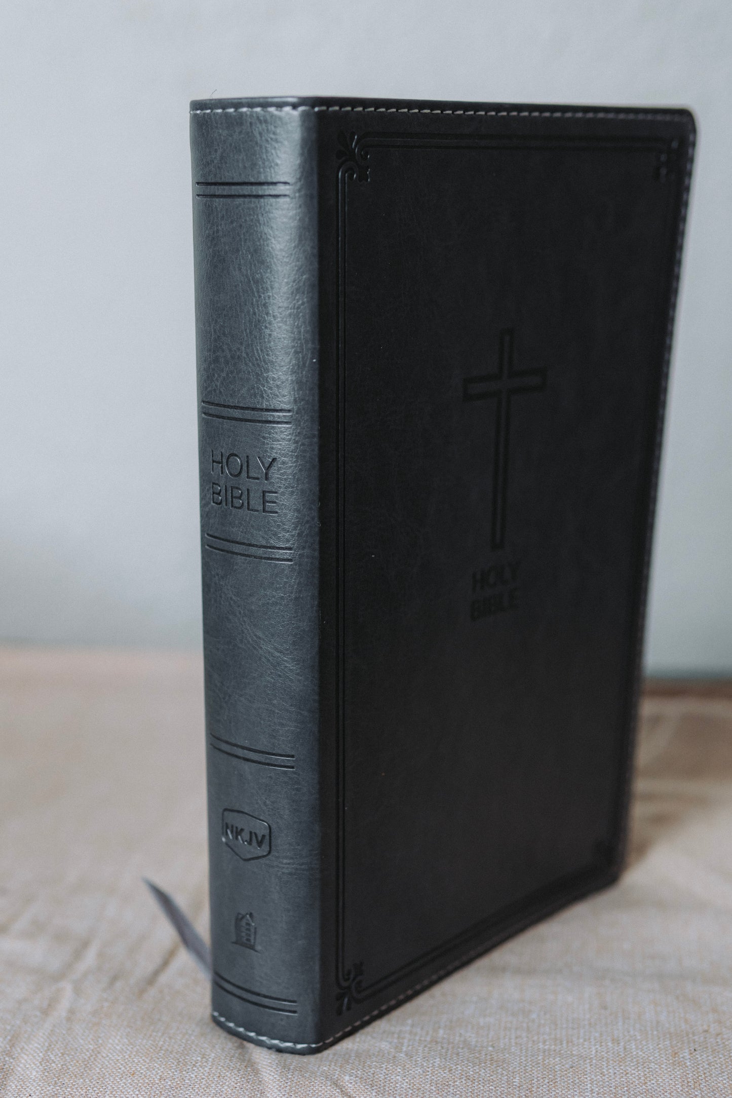 NKJV Grey Cross Bible