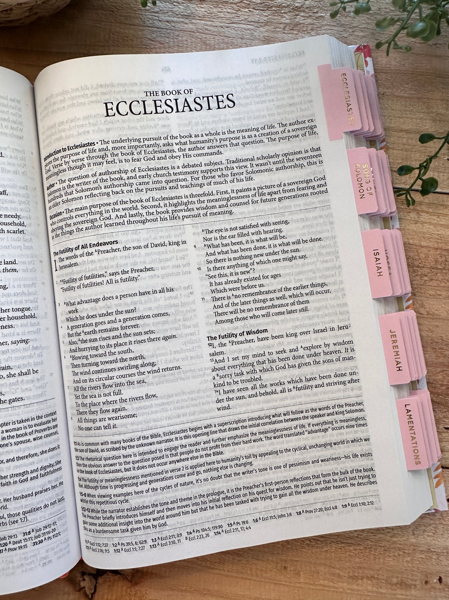 NASB Floral Bible