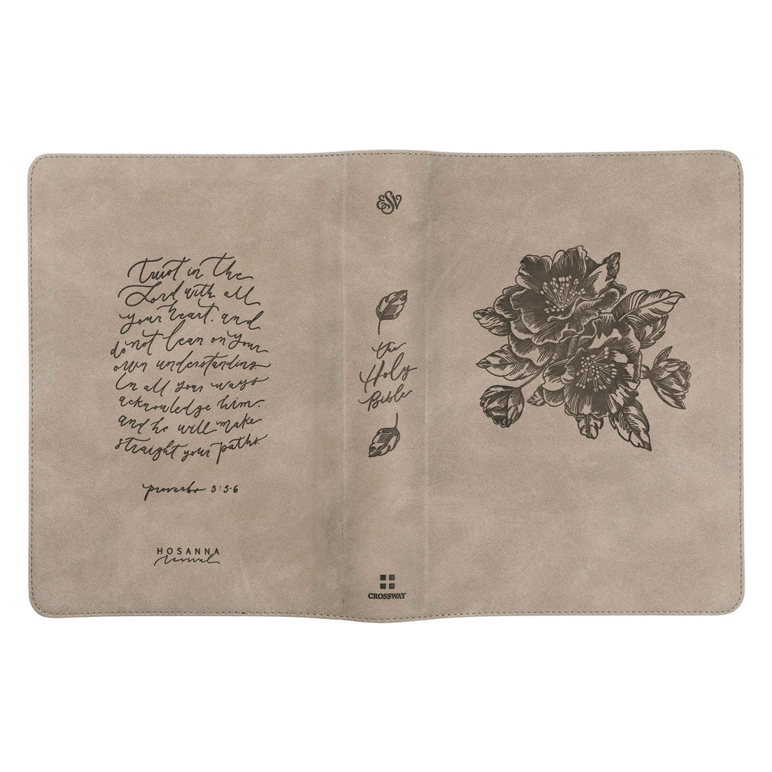 ESV Large Print Journaling Bible: NARA THEME