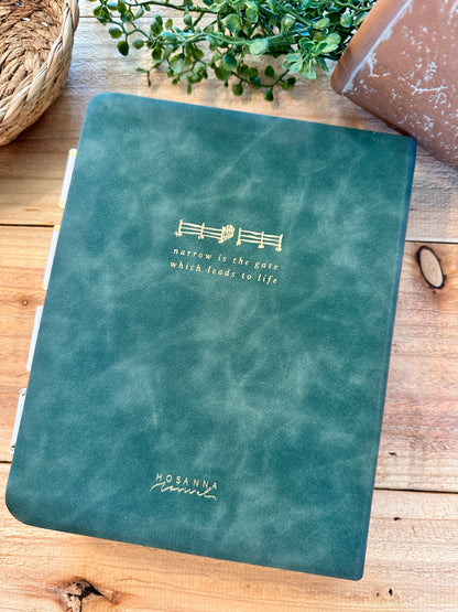 NLT Hosanna Journal Bible- Evergreen